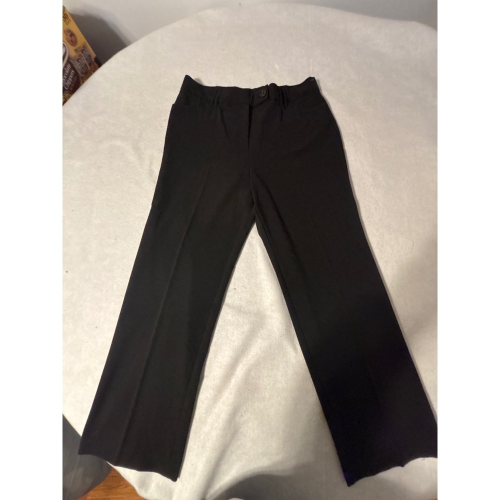 Counterparts Dress Pants Womens 16 Black Straight Leg Career Workwear